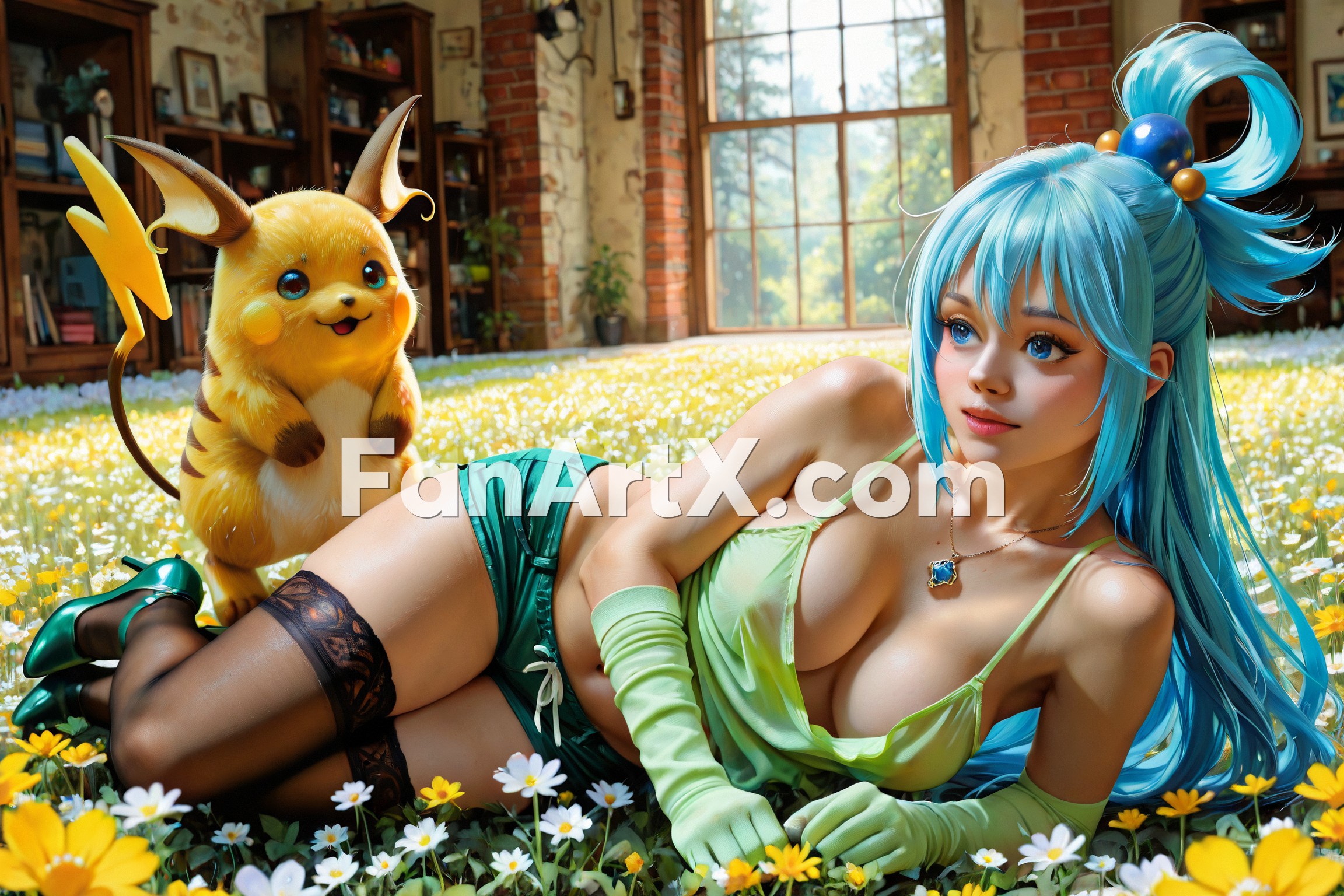 Aqua Fanart Kunosuba Characters 1052491