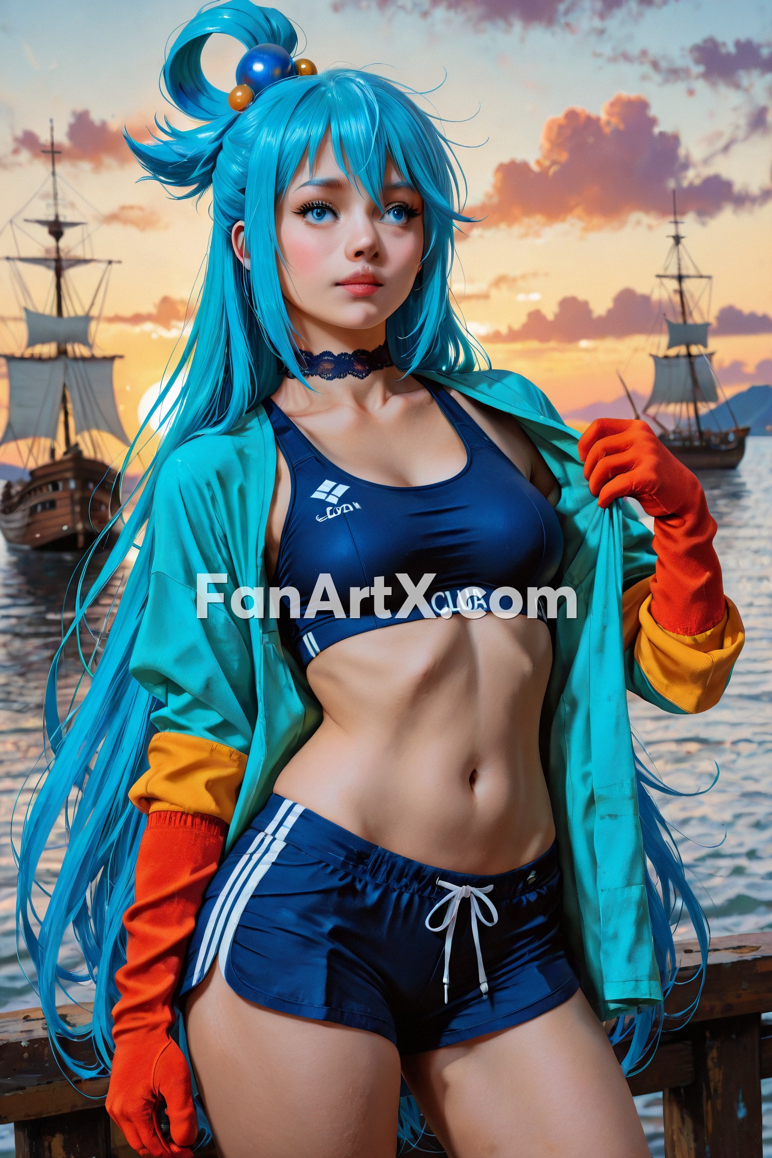 Aqua Fanart Kunosuba Characters 1070852