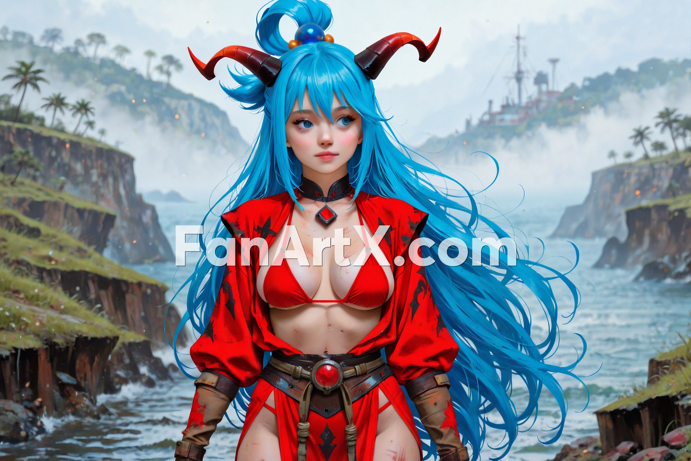 Aqua Fanart Kunosuba Characters 1223290