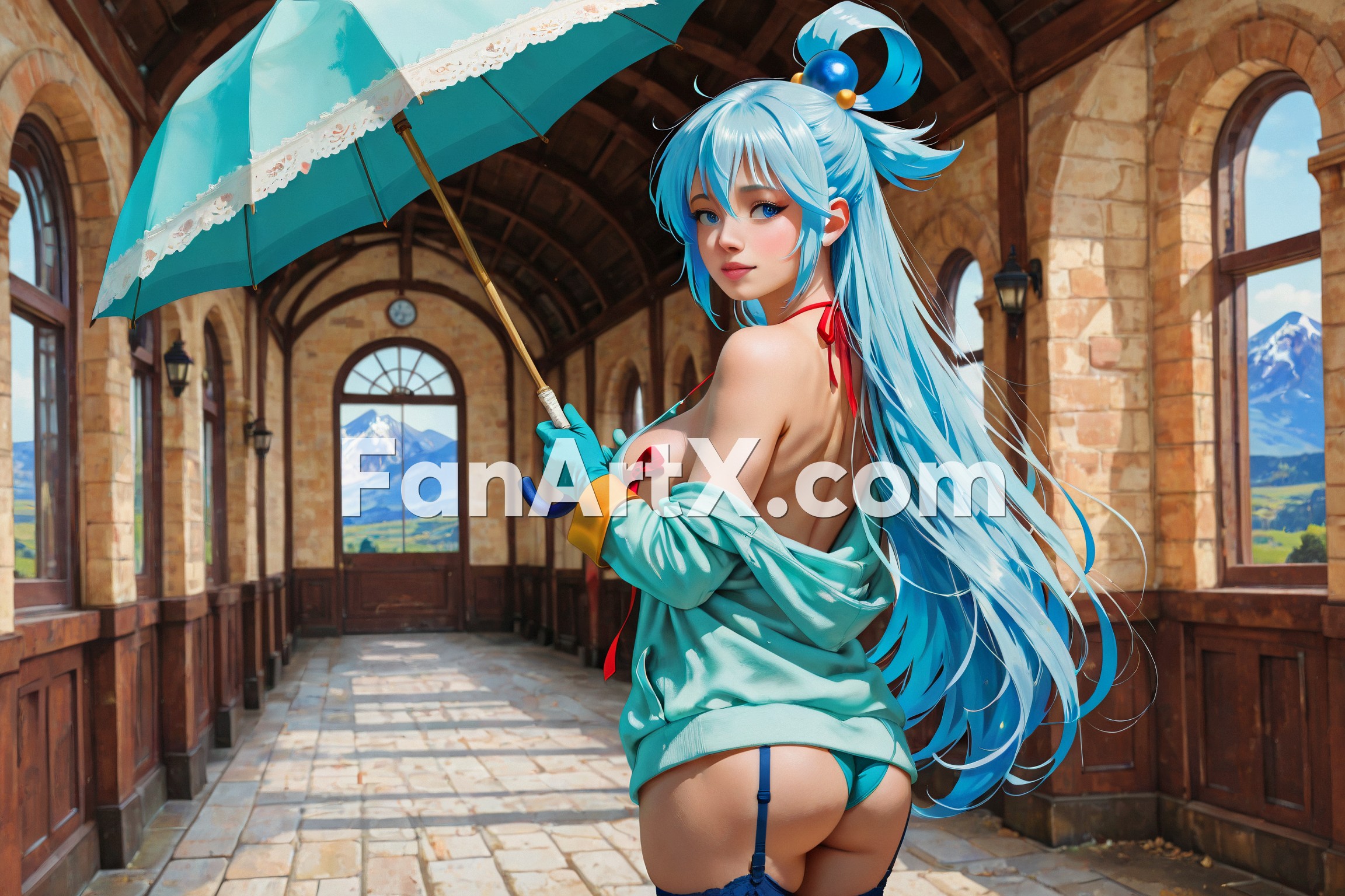 Aqua Fanart Kunosuba Characters 1232551
