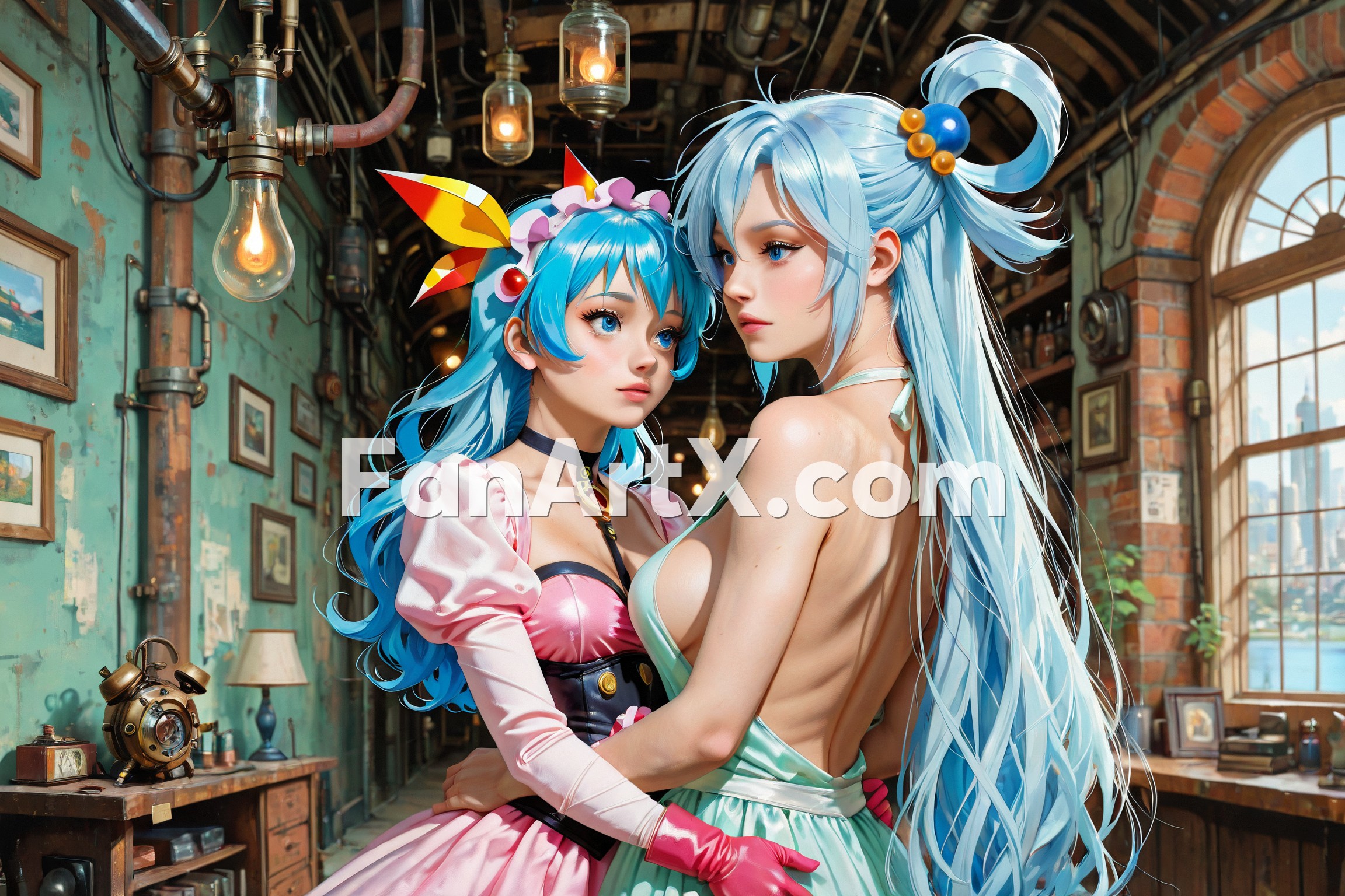 Aqua Fanart Kunosuba Characters 1273302