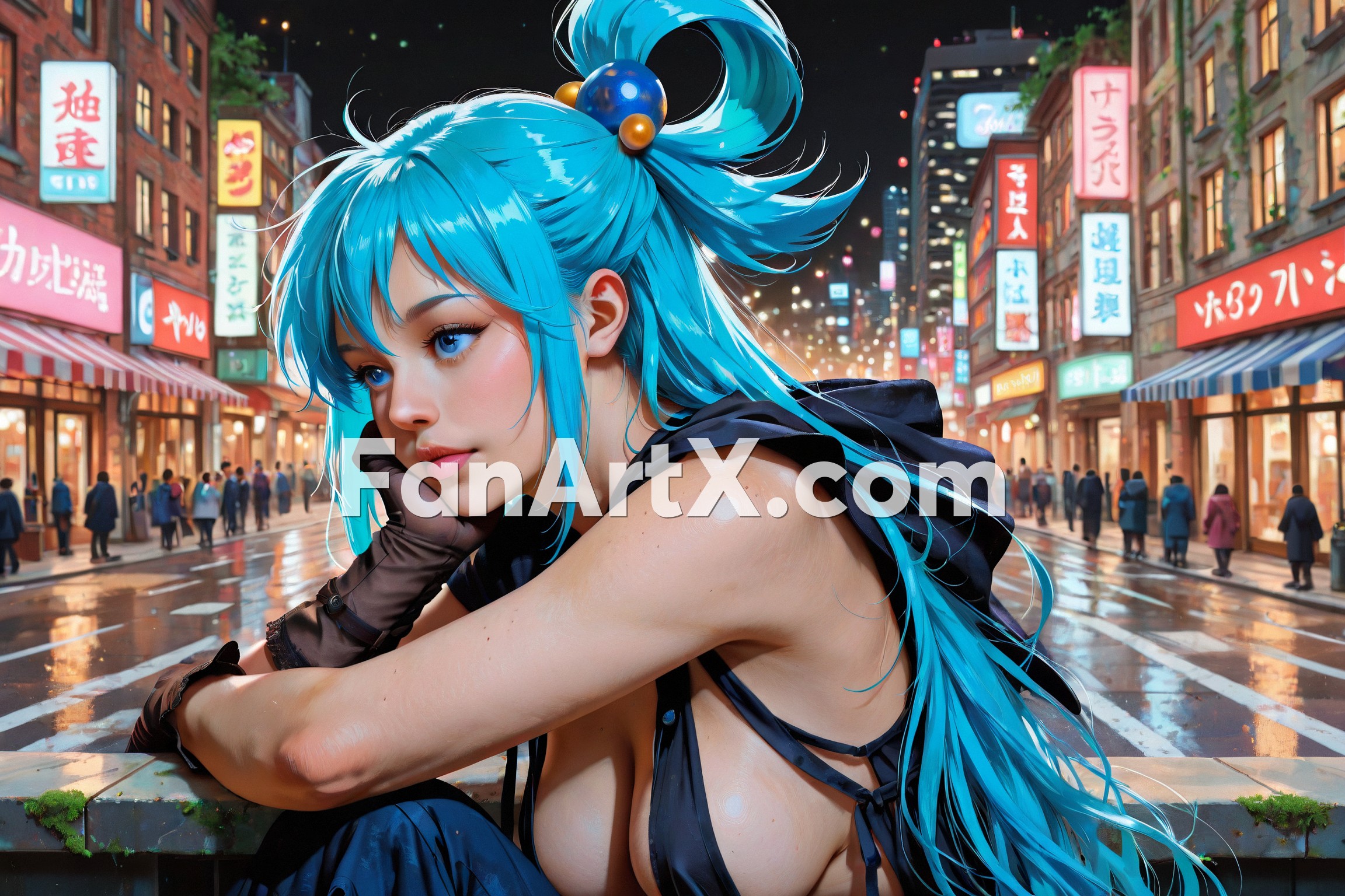 Aqua Fanart Kunosuba Characters 1358750