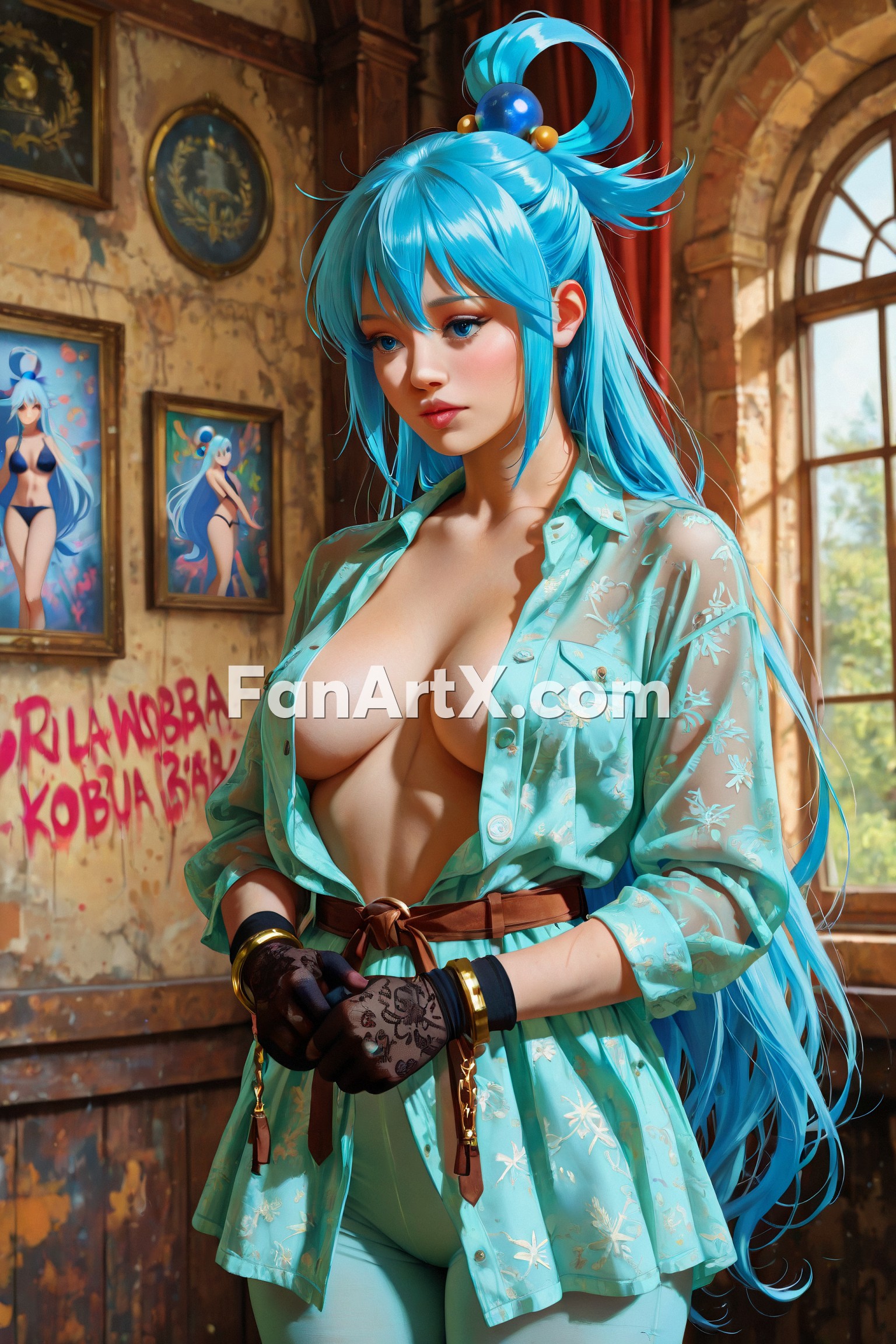 Aqua Fanart Kunosuba Characters 1381821