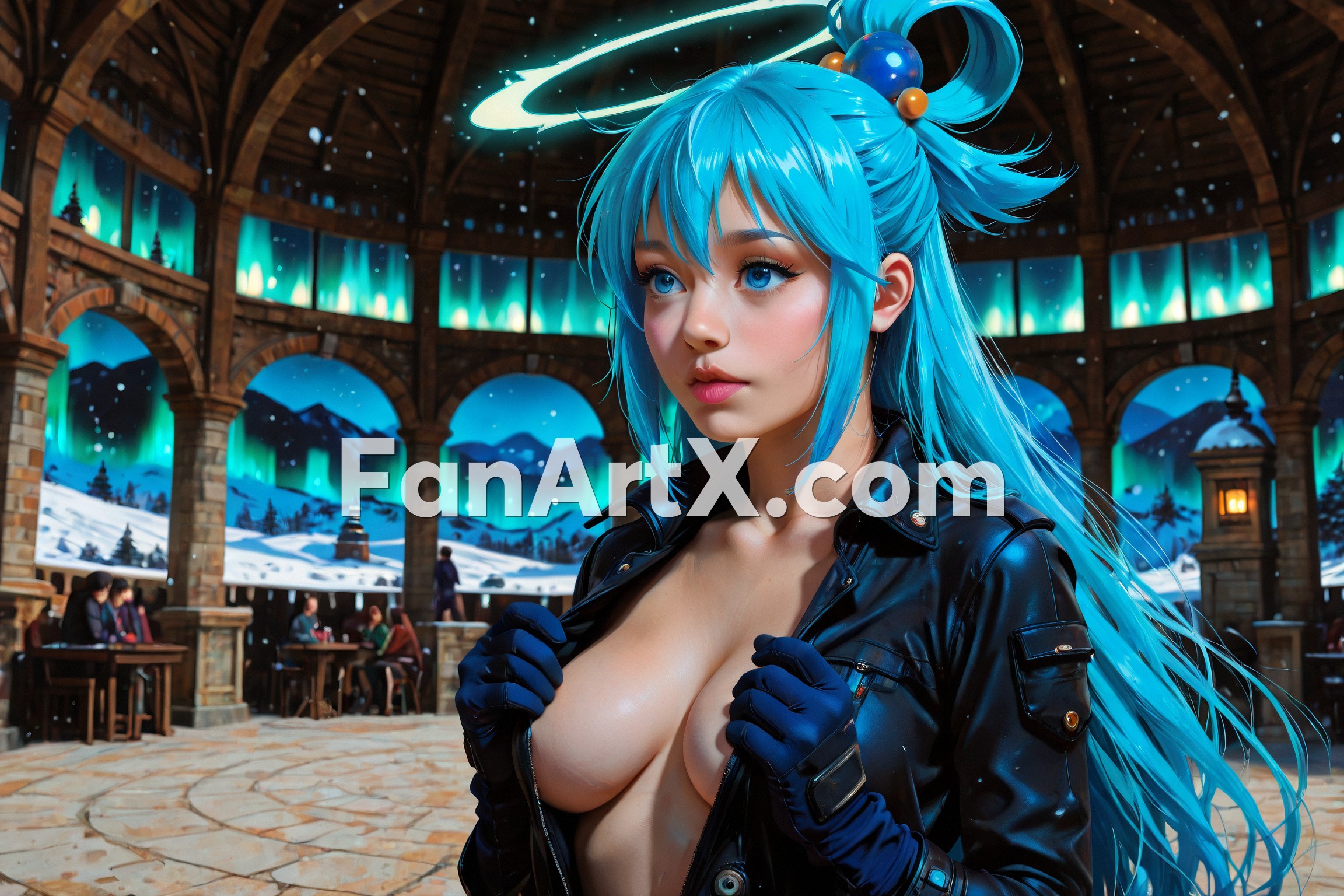 Aqua Fanart Kunosuba Characters 1450562