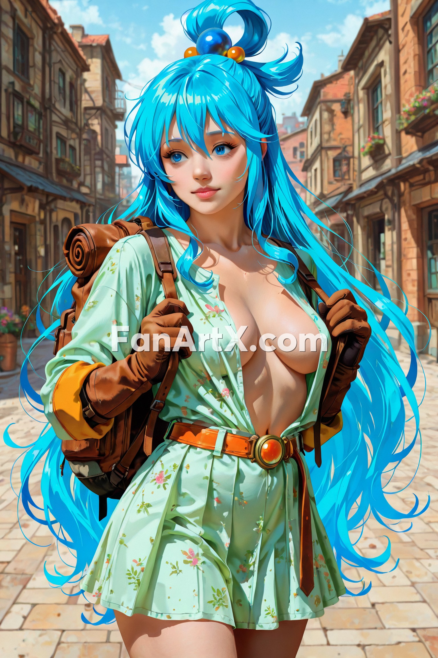 Aqua Fanart Kunosuba Characters 1458578