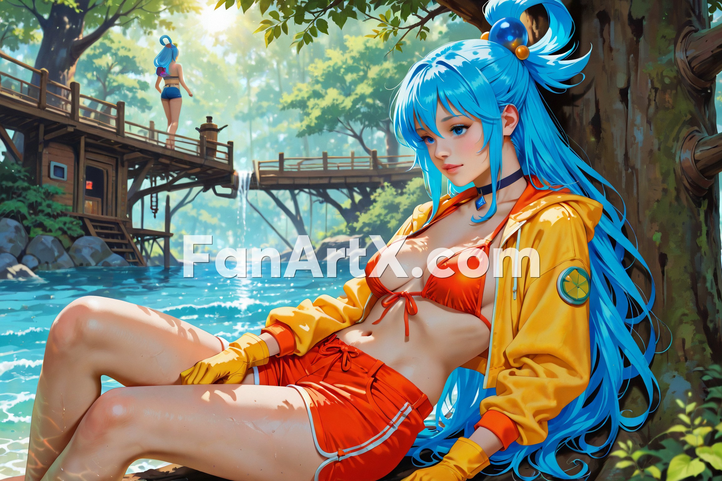 Aqua Fanart Kunosuba Characters 1537868