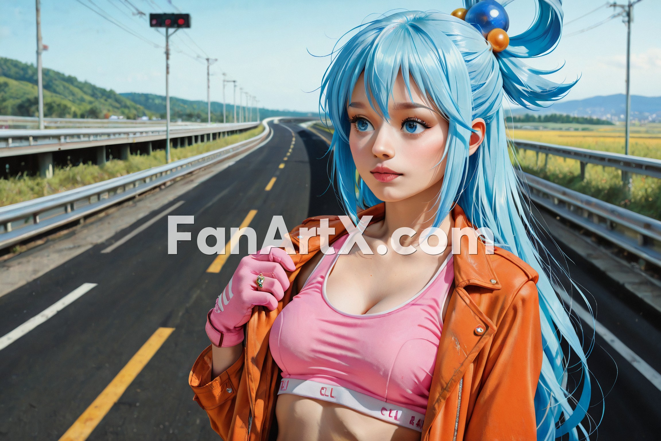 Aqua Fanart Kunosuba Characters 1557259