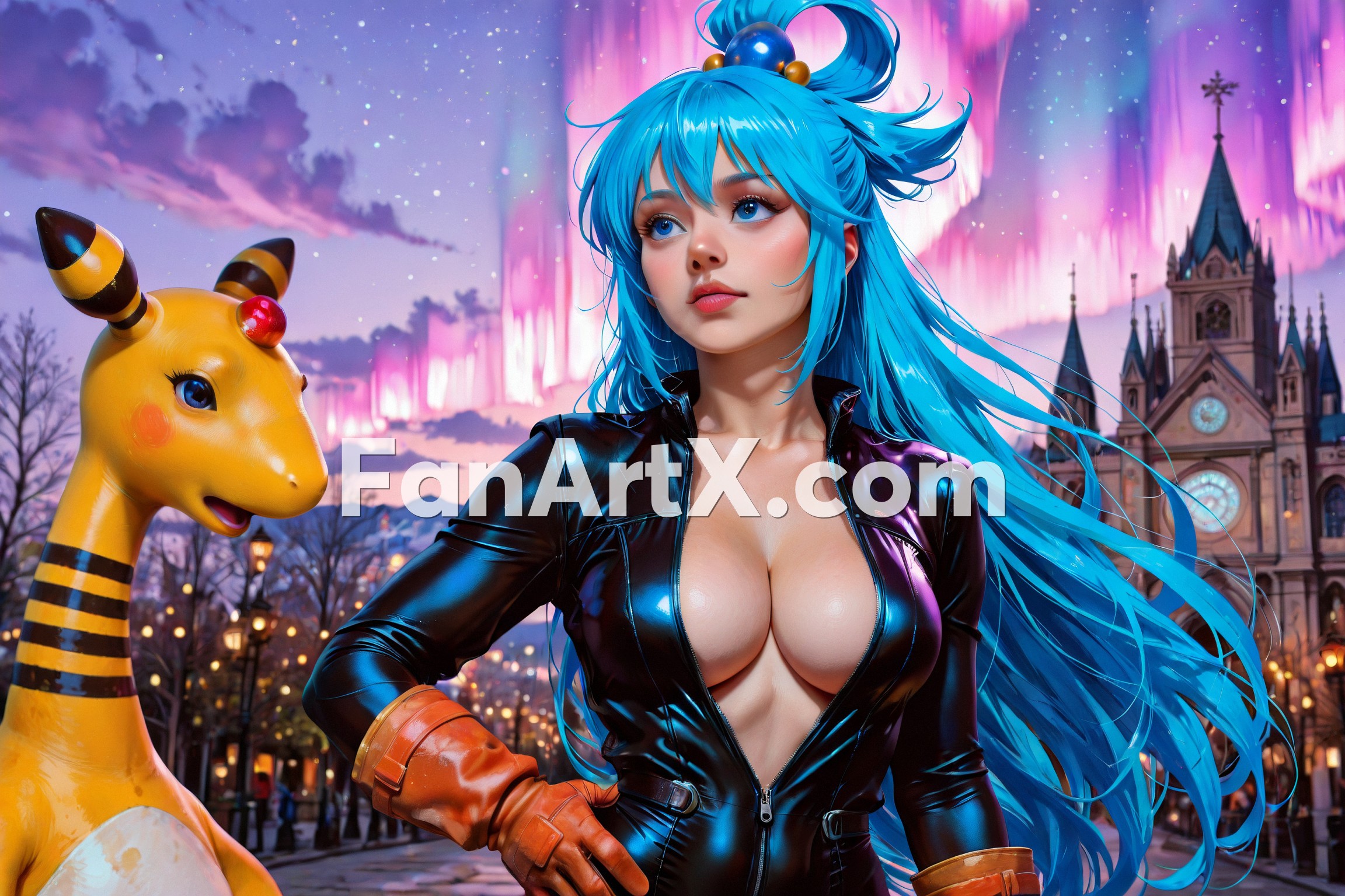 Aqua Fanart Kunosuba Characters 1586105