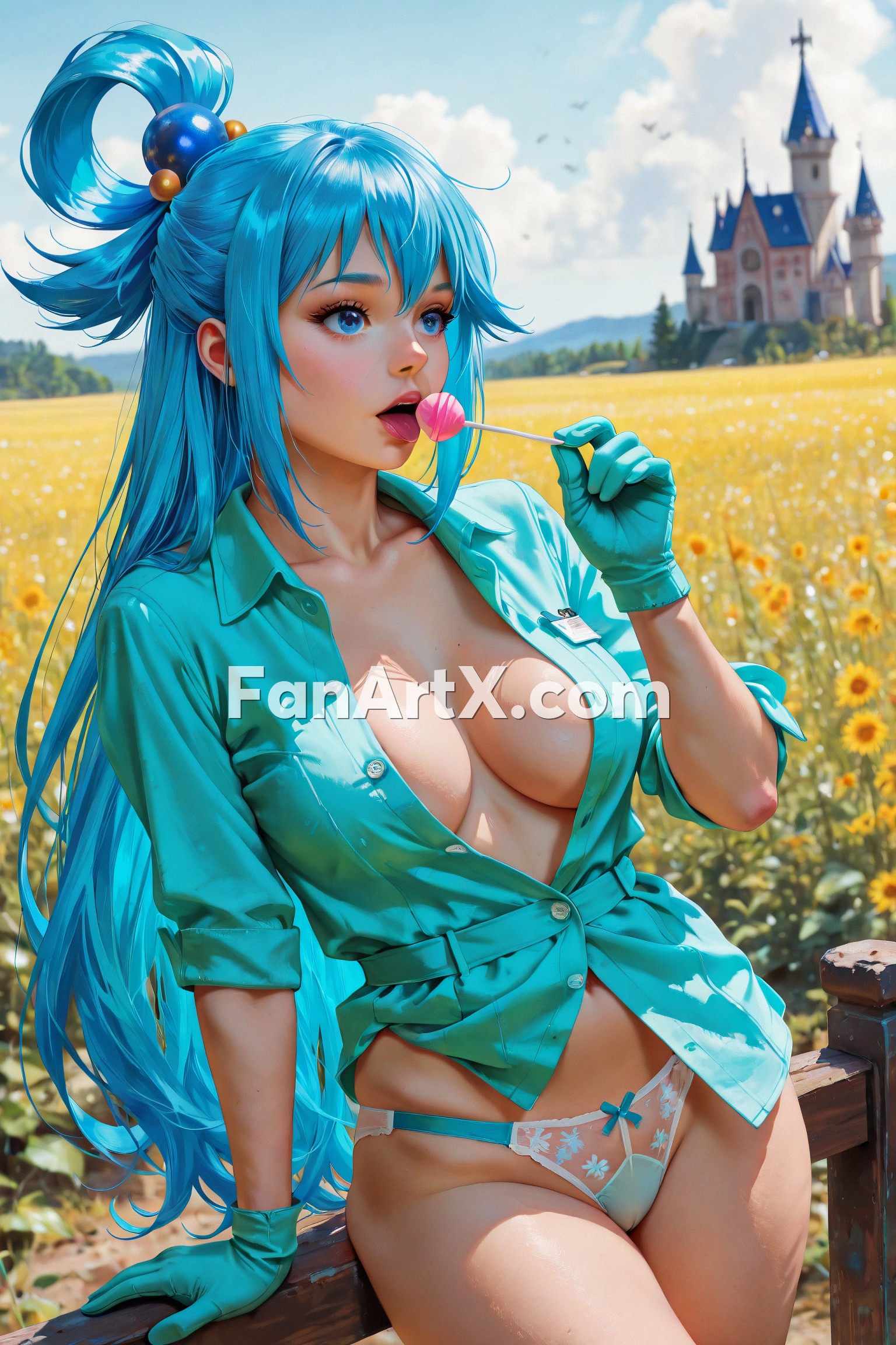 Aqua Fanart Kunosuba Characters 1617562
