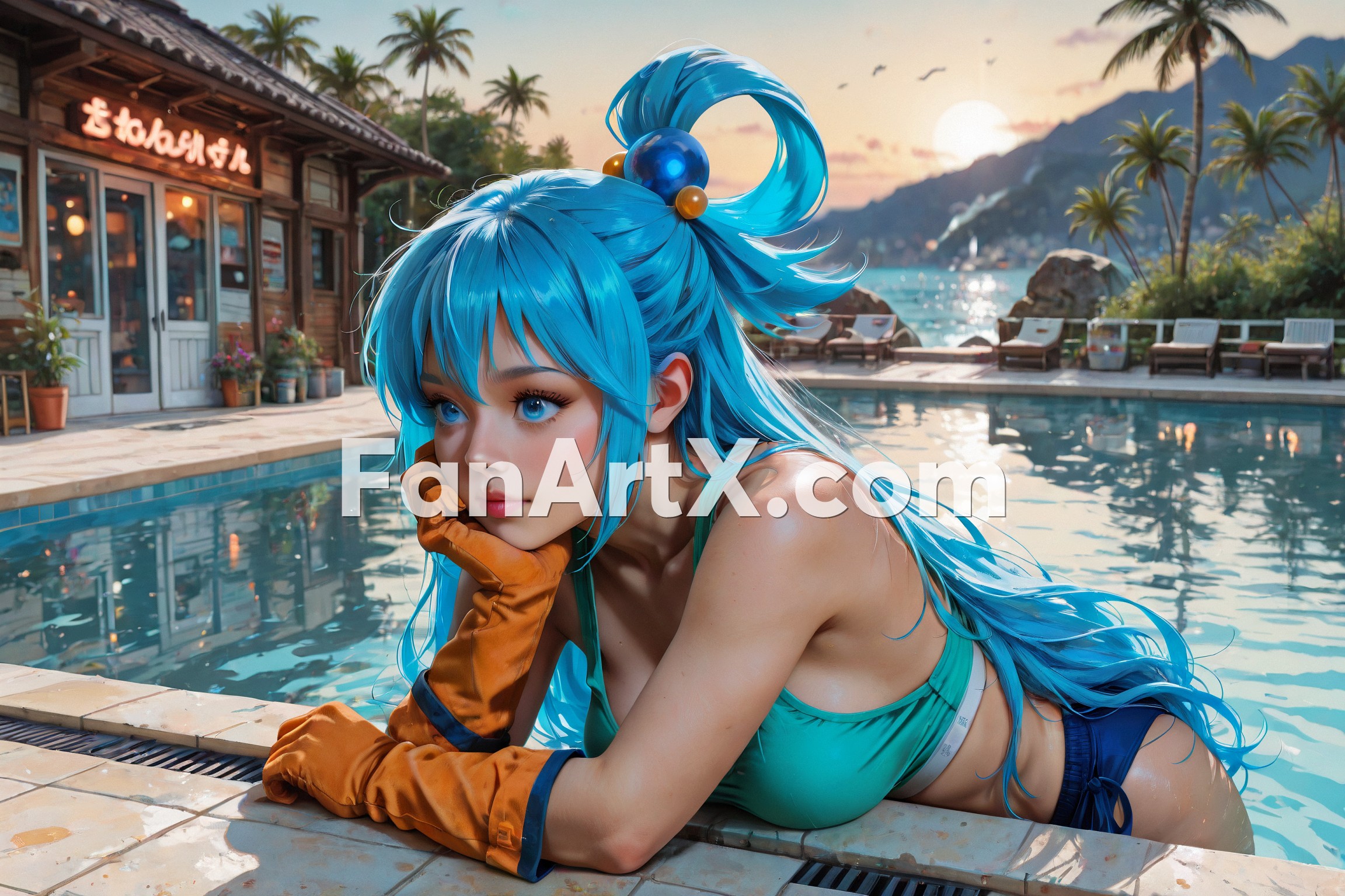 Aqua Fanart Kunosuba Characters 1642600