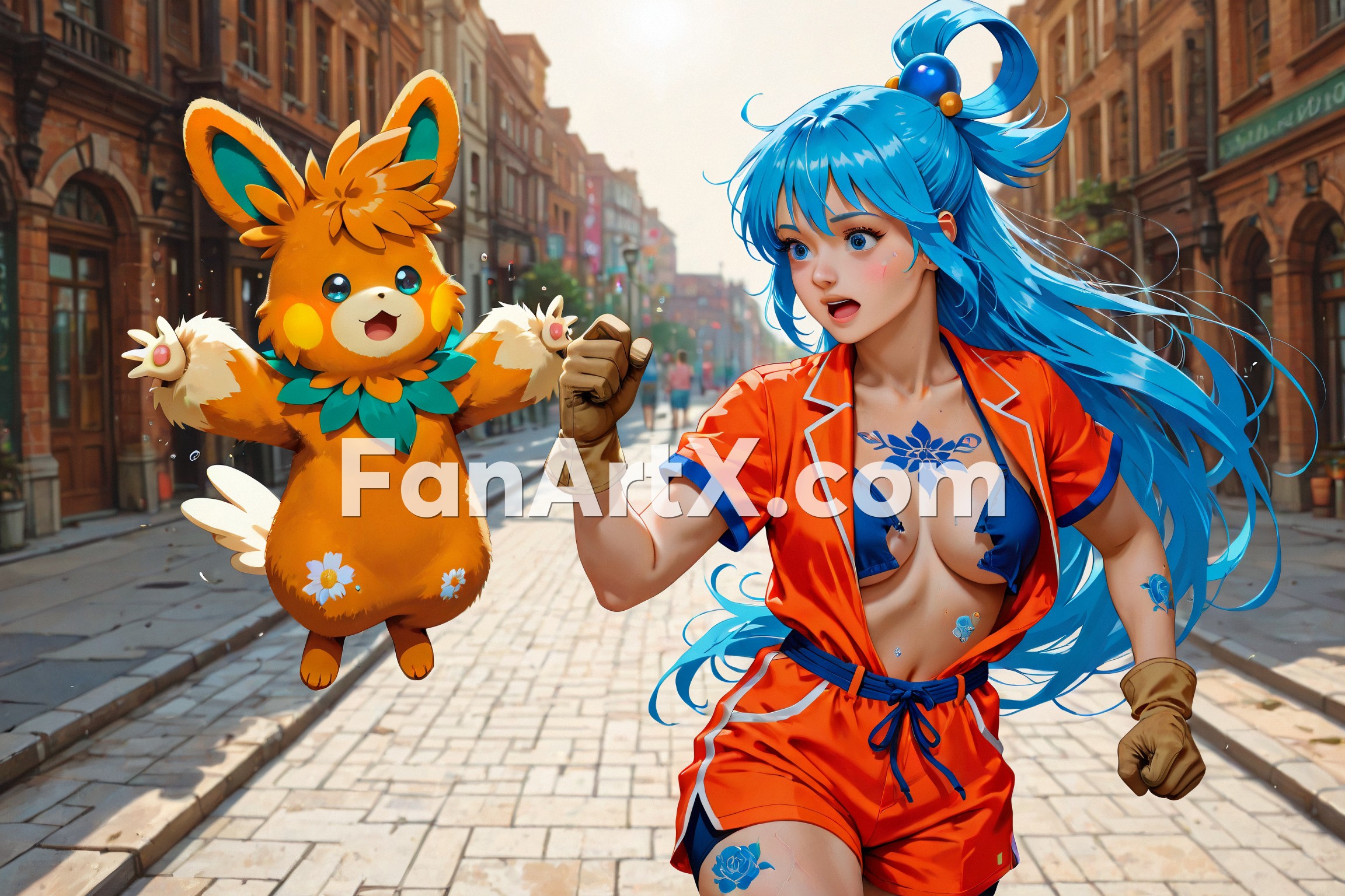 Aqua Fanart Kunosuba Characters 1676361