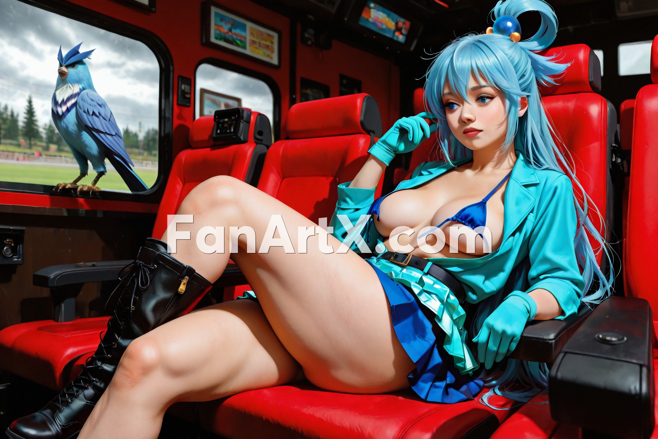 Aqua Fanart Kunosuba Characters 1681692