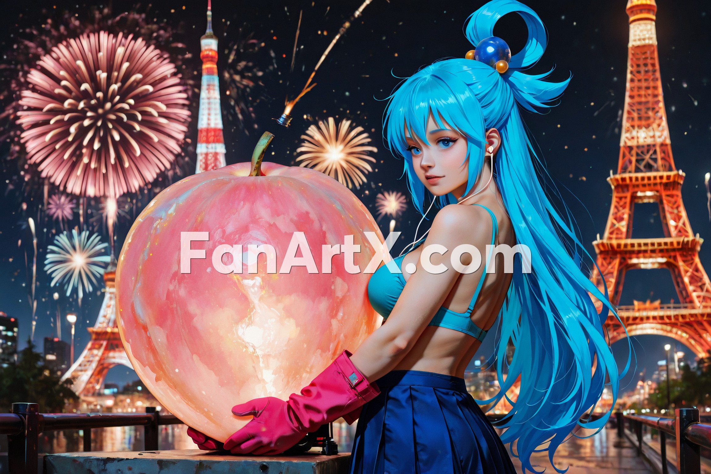 Aqua Fanart Kunosuba Characters 1706627