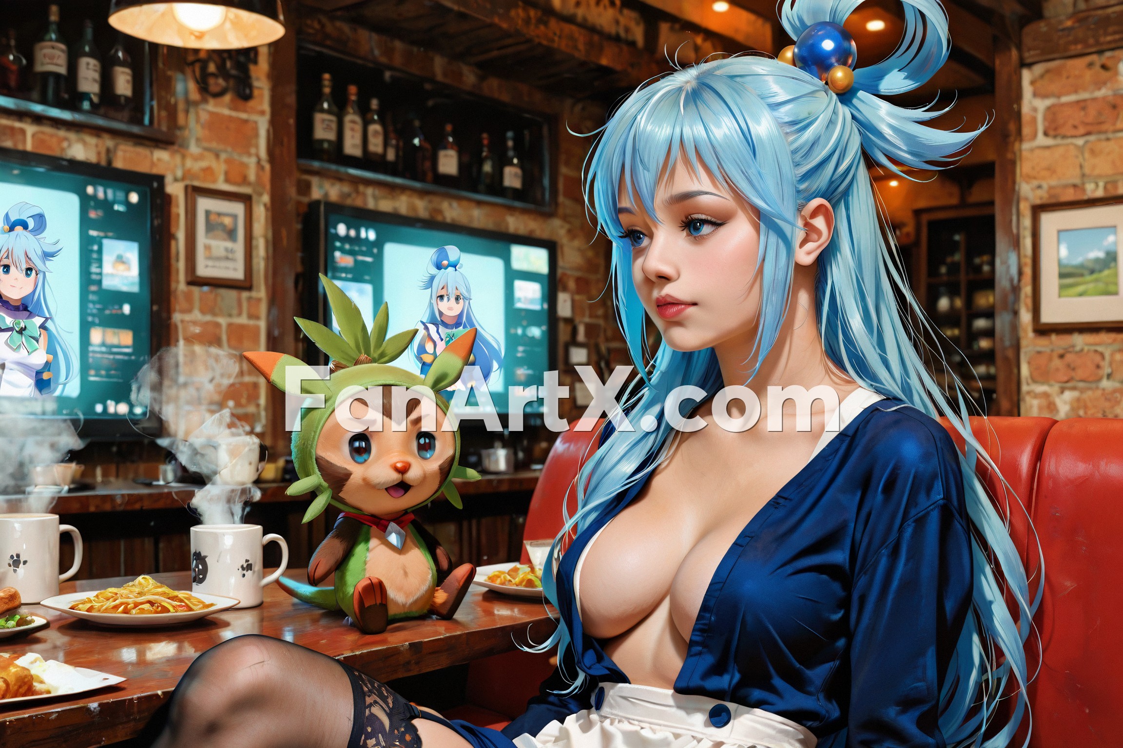 Aqua Fanart Kunosuba Characters 1759130
