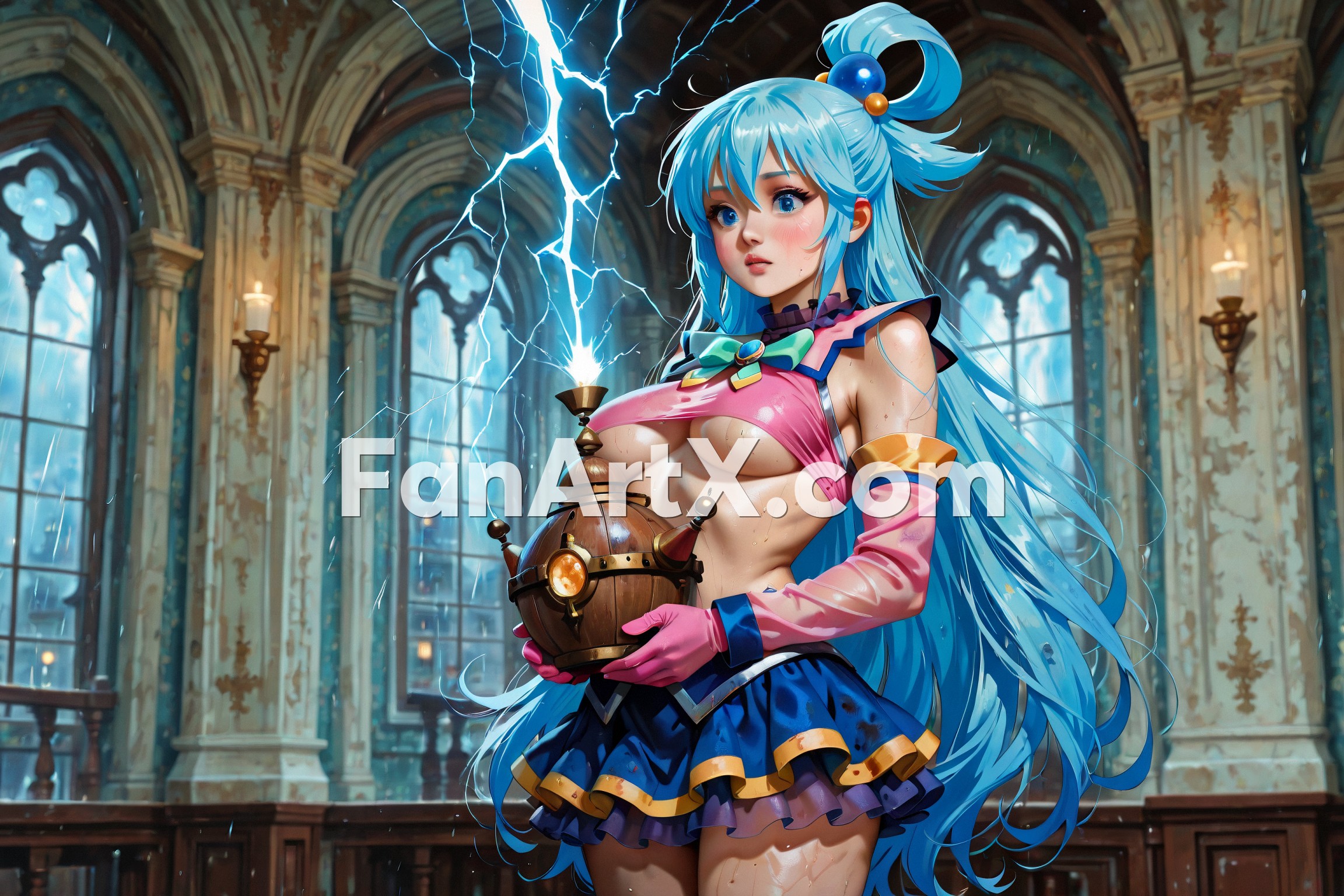 Aqua Fanart Kunosuba Characters 1850221