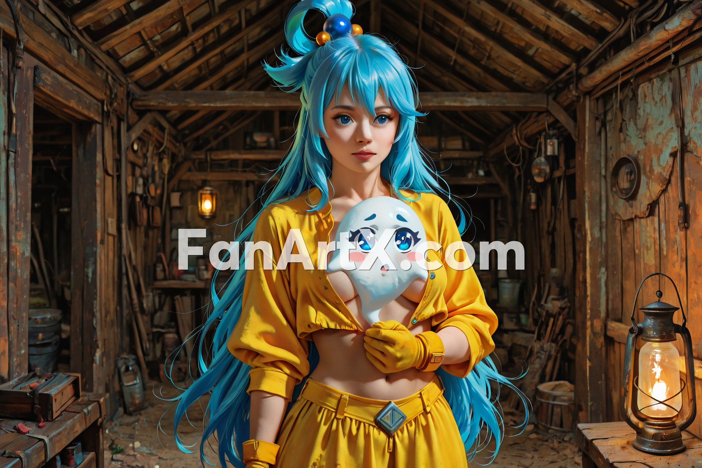 Aqua Fanart Kunosuba Characters 1956822