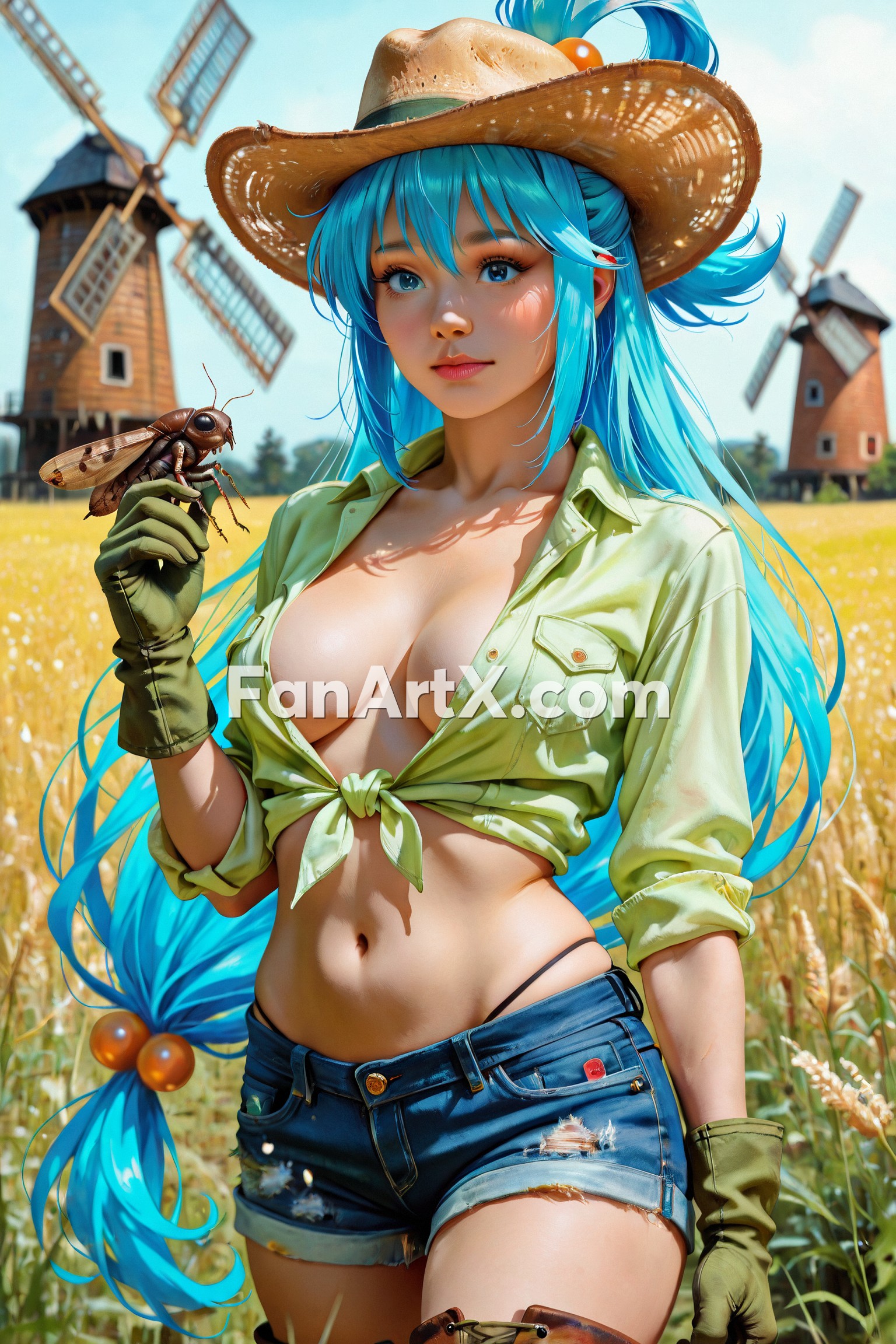 Aqua Fanart Kunosuba Characters 1959819
