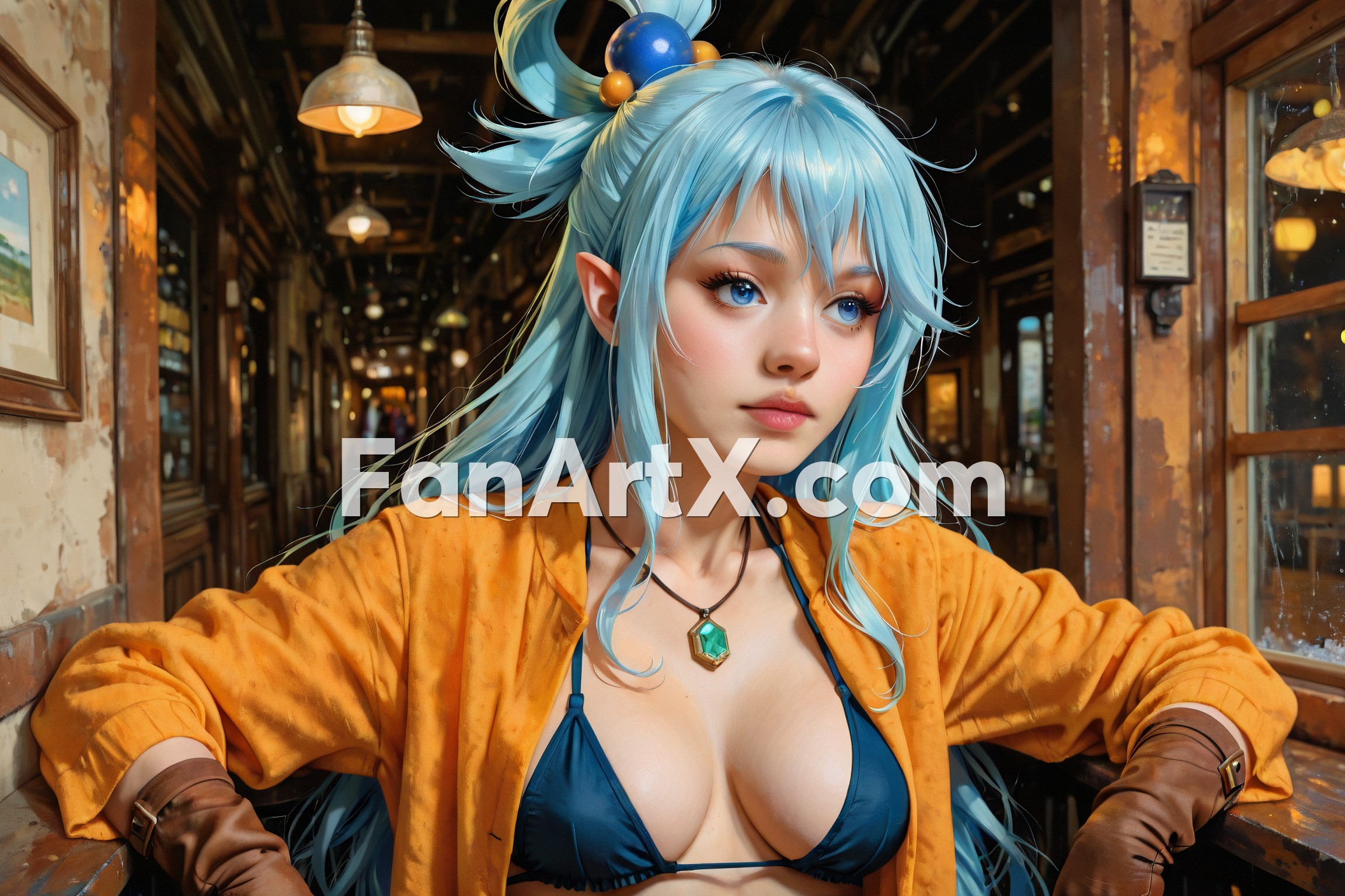 Aqua Fanart Kunosuba Characters 1996293