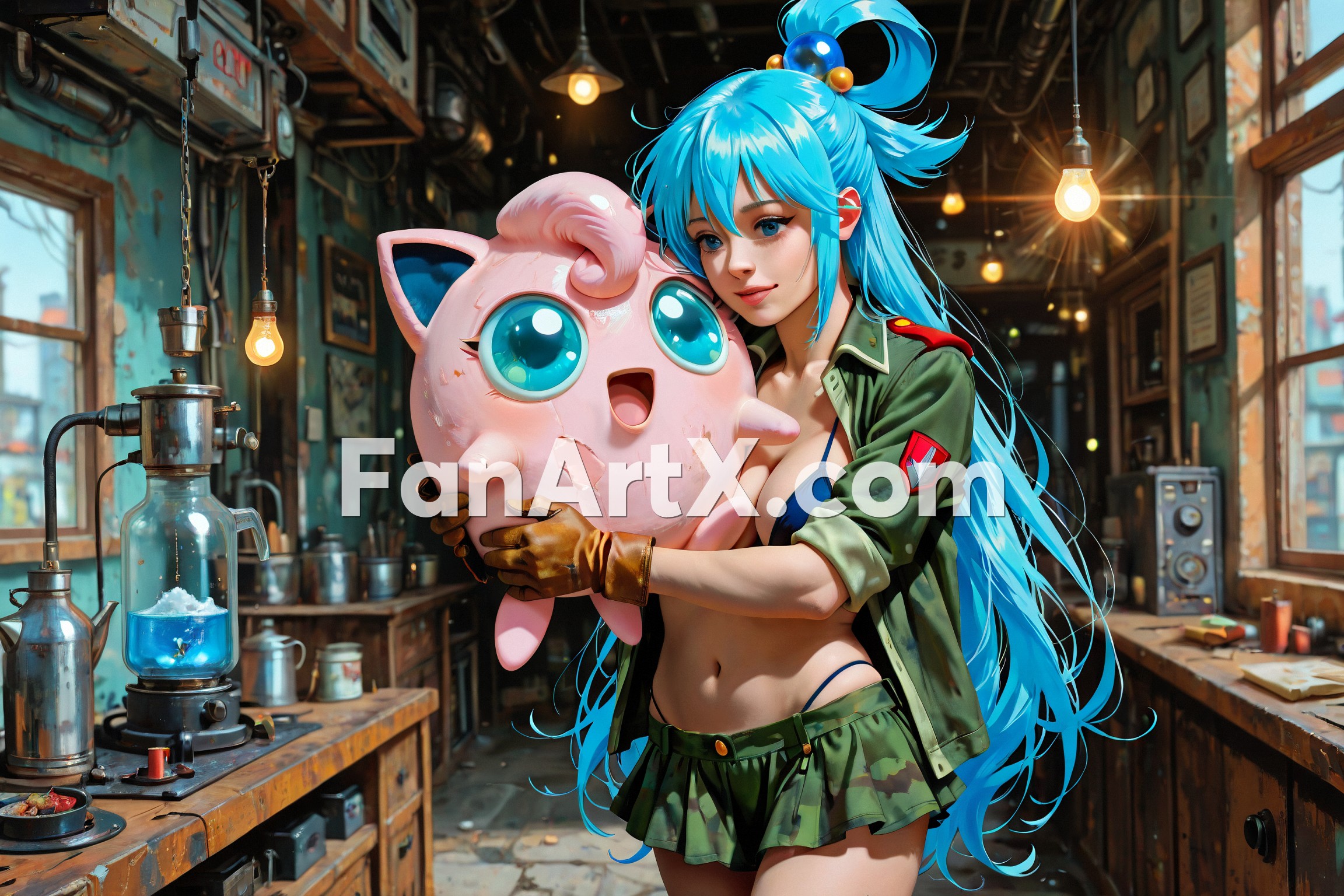 Aqua Fanart Kunosuba Characters 2112379