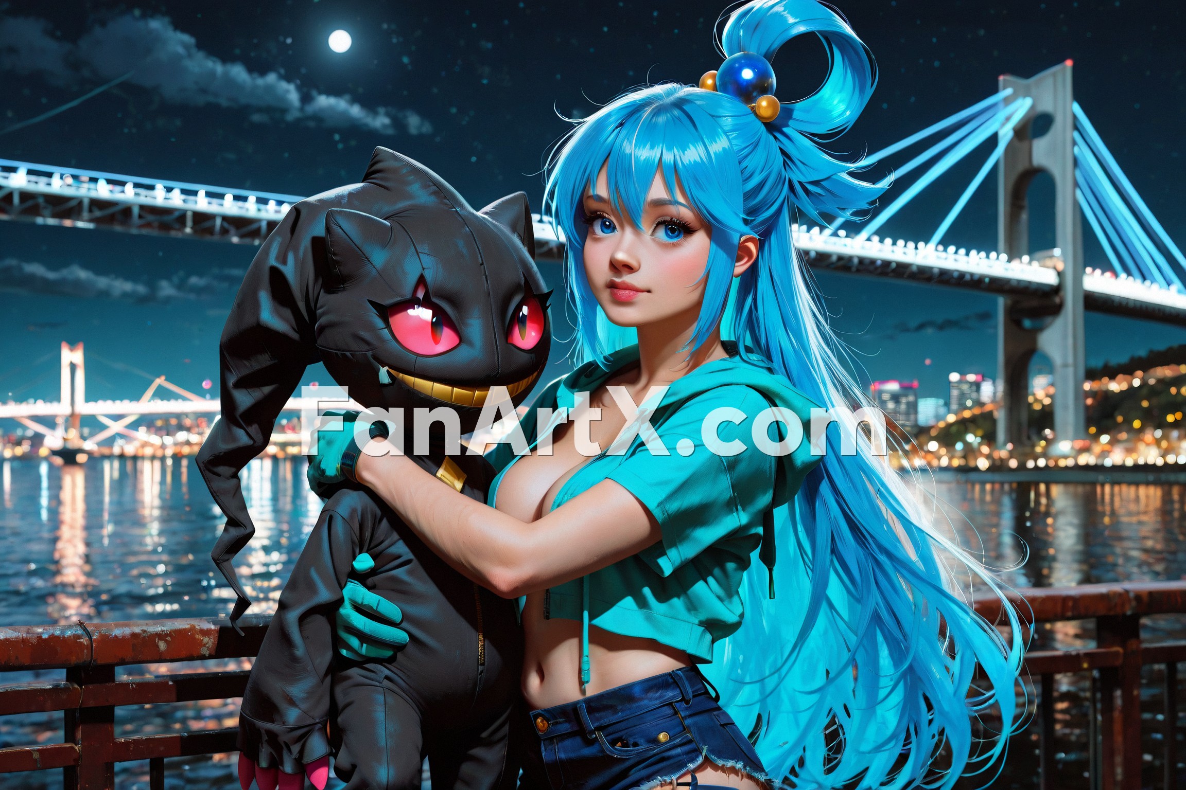 Aqua Fanart Kunosuba Characters 2158127