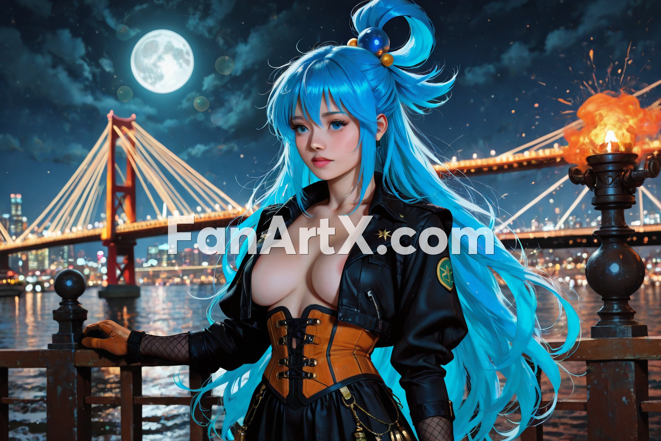 Aqua Fanart Kunosuba Characters 2172550