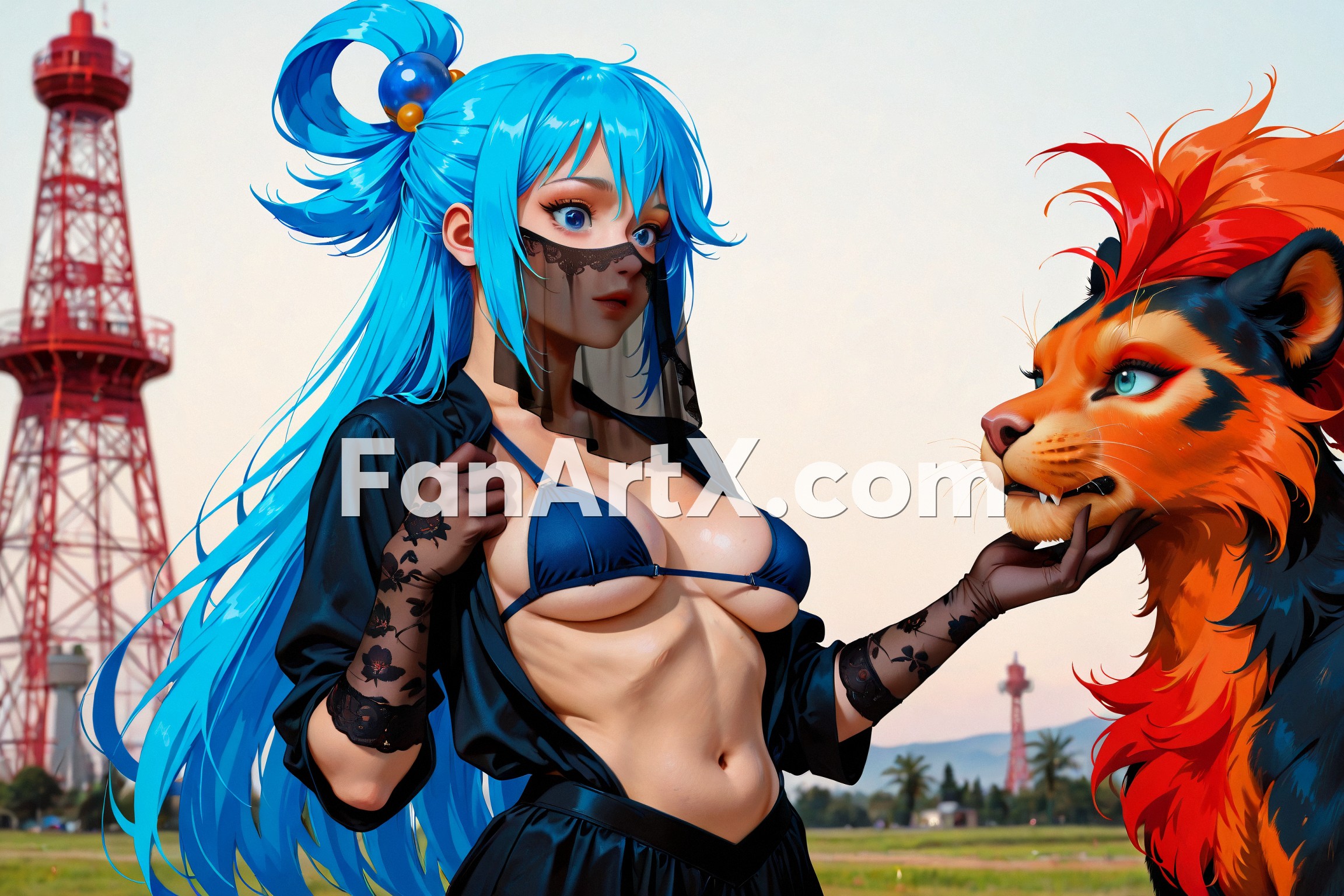 Aqua Fanart Kunosuba Characters 2305368