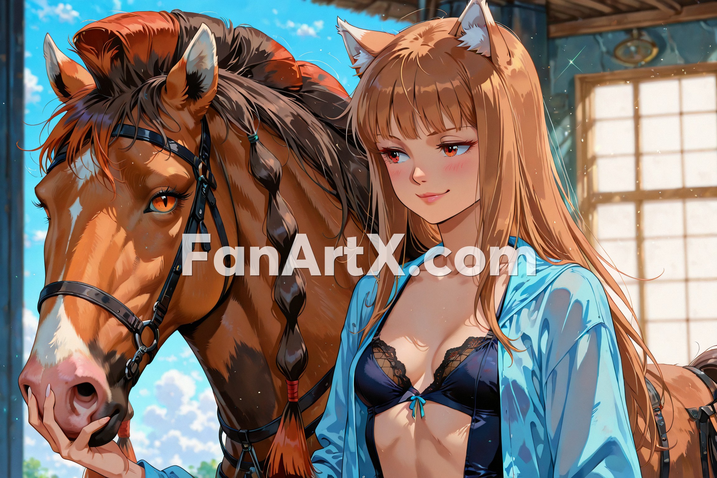 Holo Fanart Spice And Wolf Characters 1060049