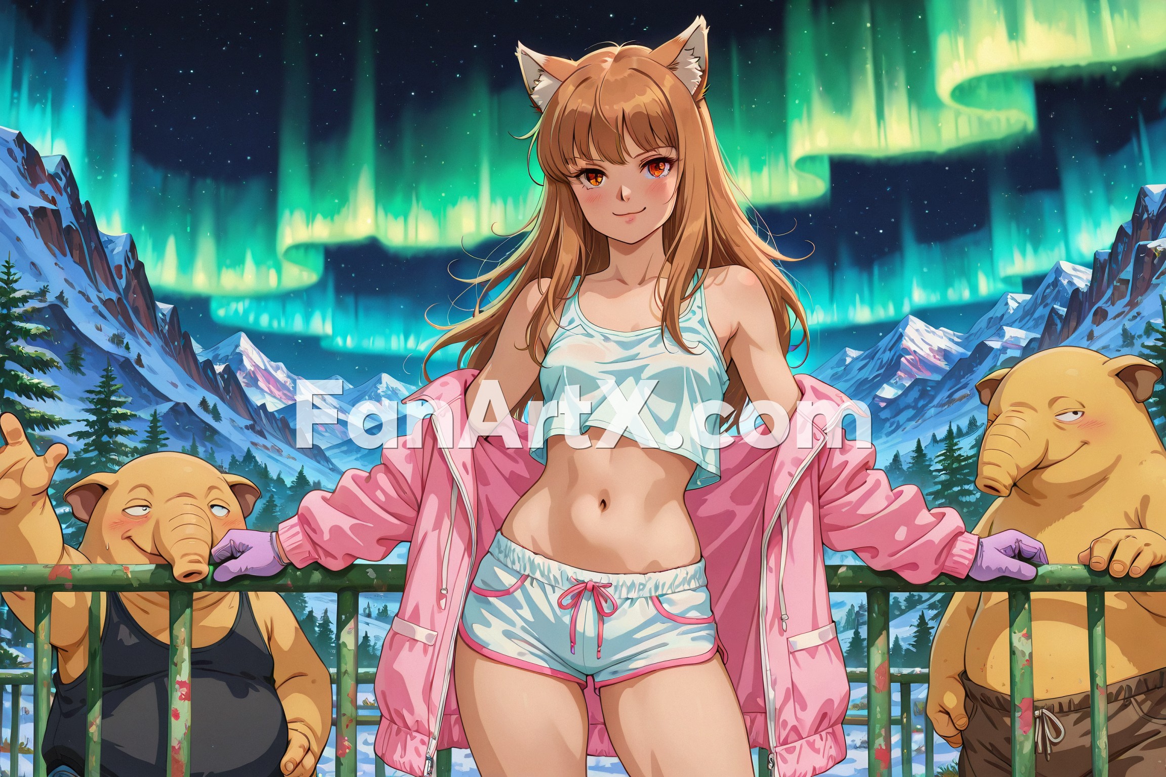 Holo Fanart Spice And Wolf Characters 1126995