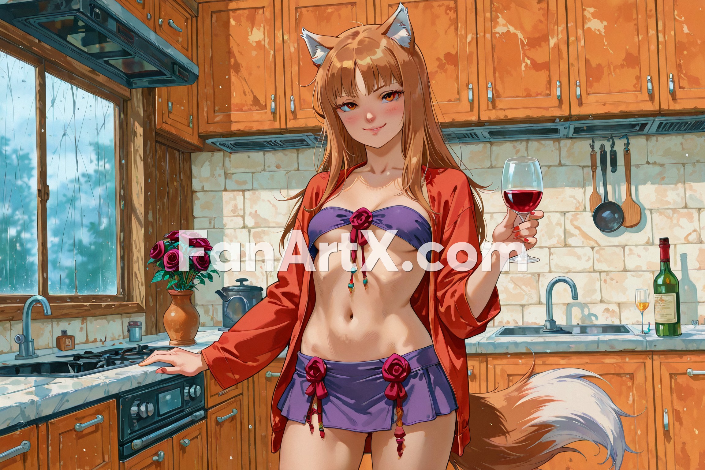 Holo Fanart Spice And Wolf Characters 1180052
