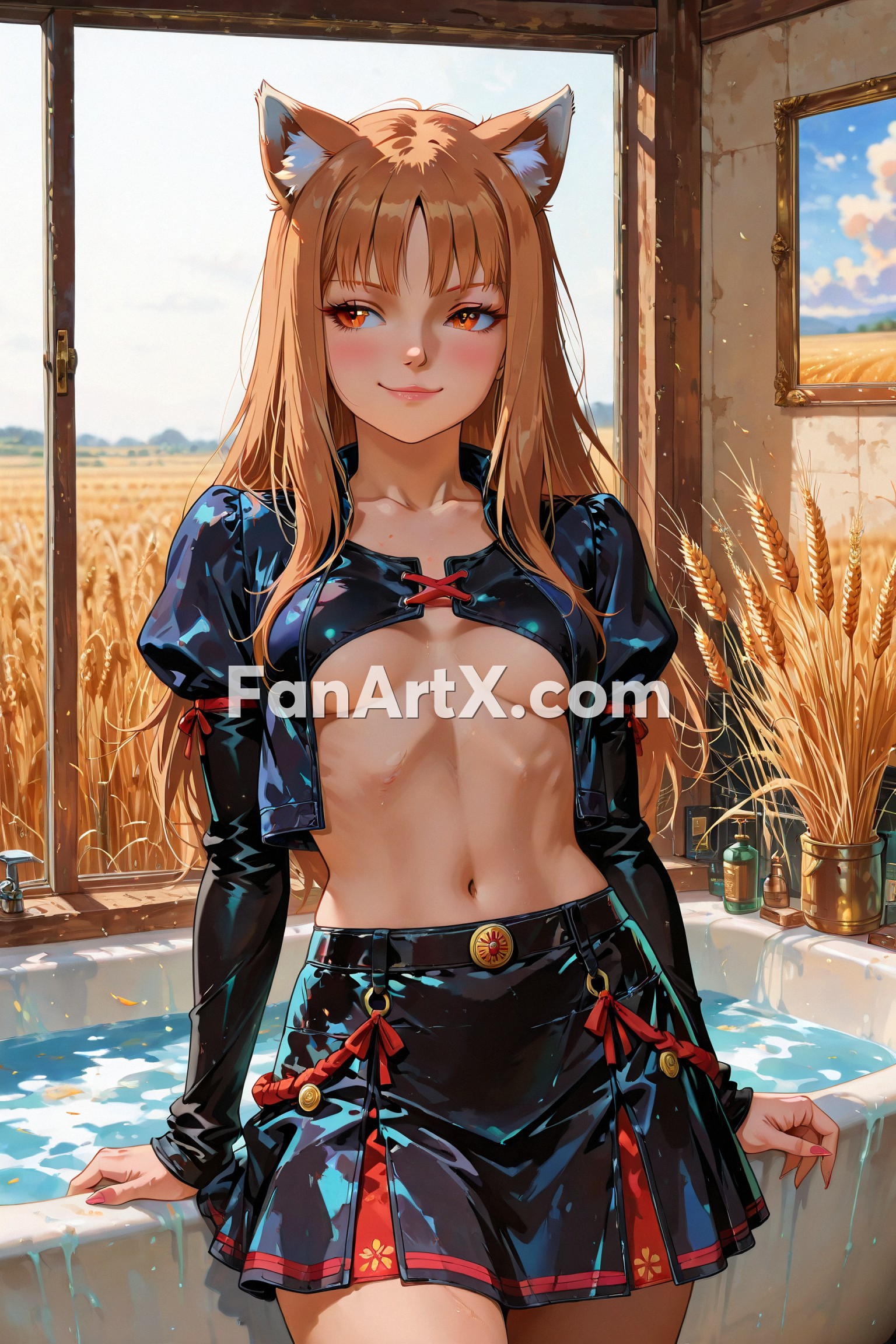 Holo Fanart Spice And Wolf Characters 1403845