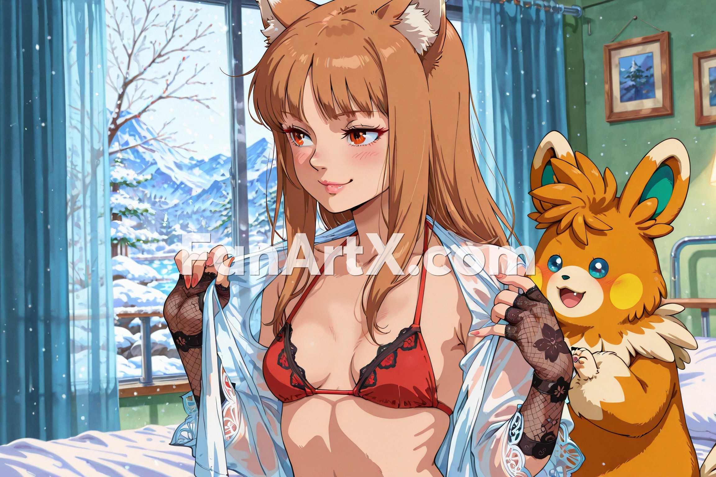 Holo Fanart Spice And Wolf Characters 1529132