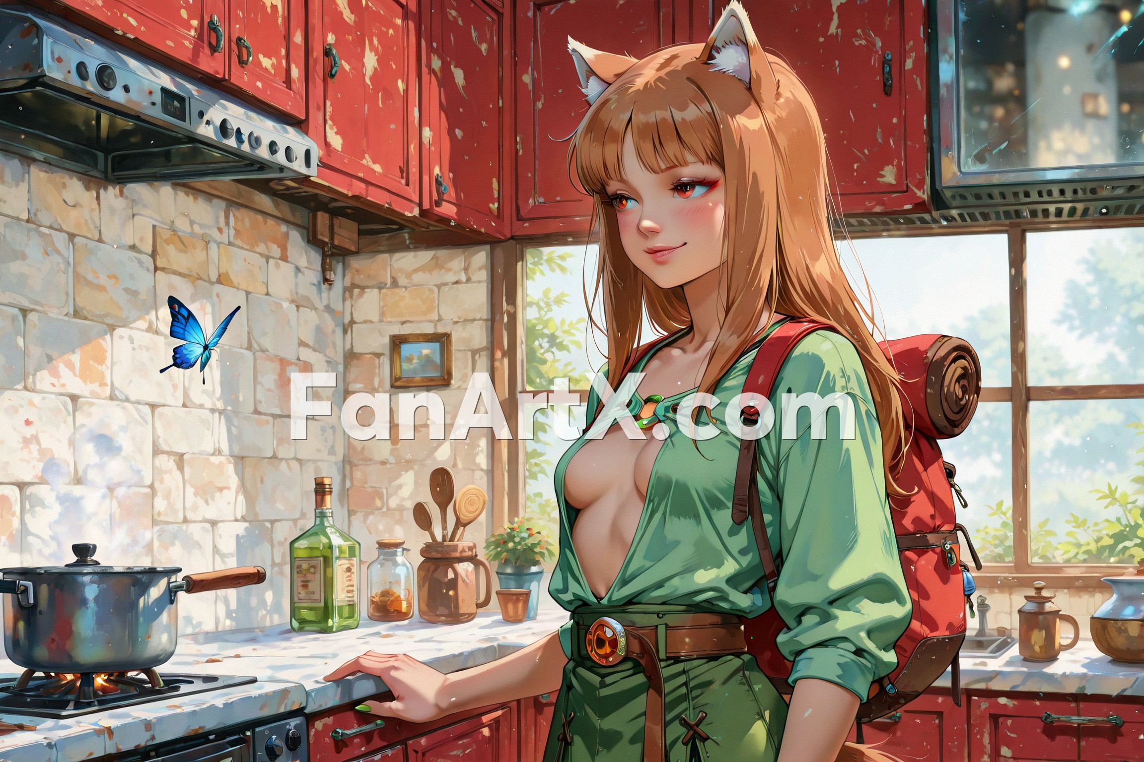Holo Fanart Spice And Wolf Characters 1920283