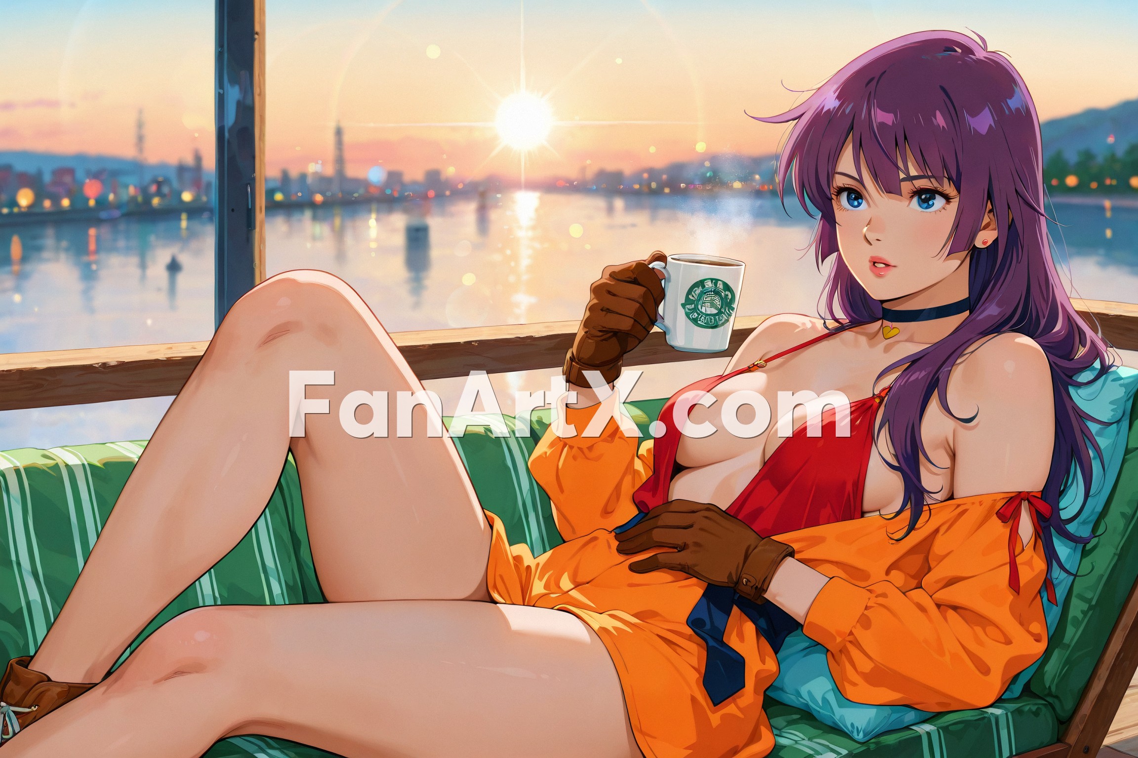 Senjougahara Hitagi Fanart Monogatari Charaters 1193703