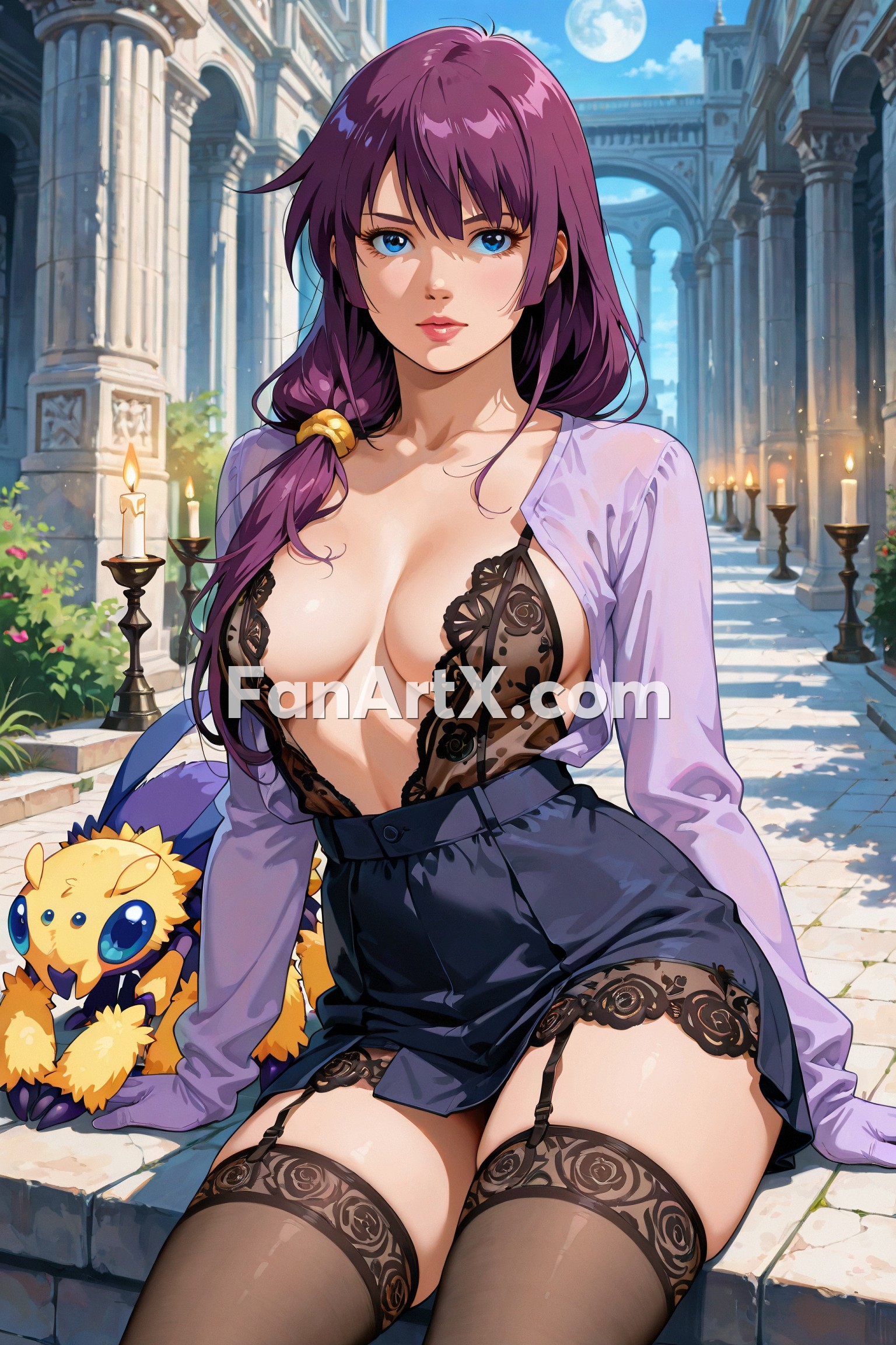 Senjougahara Hitagi Fanart Monogatari Charaters 1466871
