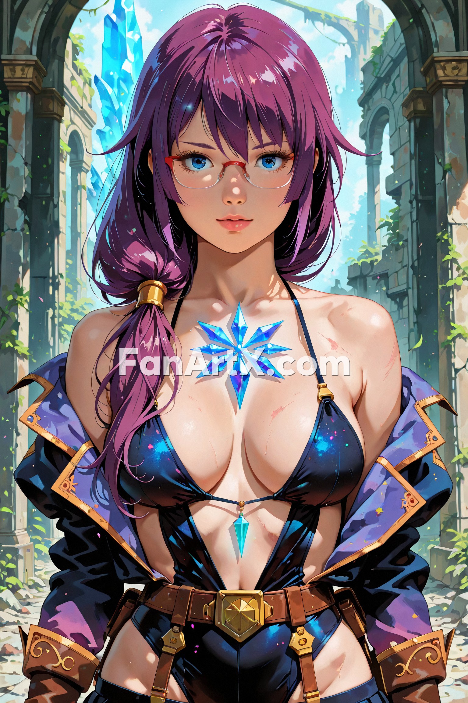Senjougahara Hitagi Fanart Monogatari Charaters 1478149
