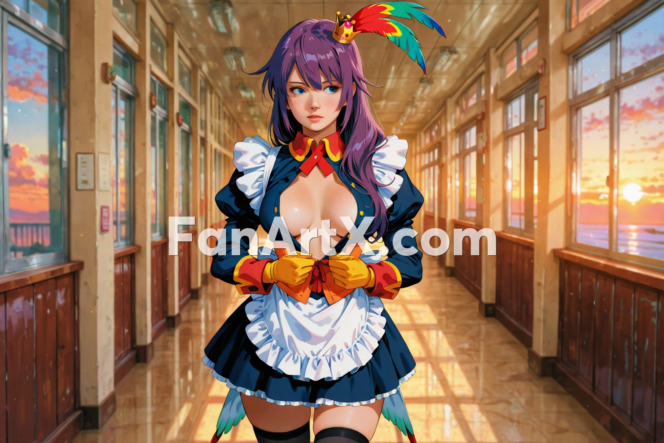 Senjougahara Hitagi Fanart Monogatari Charaters 1494989