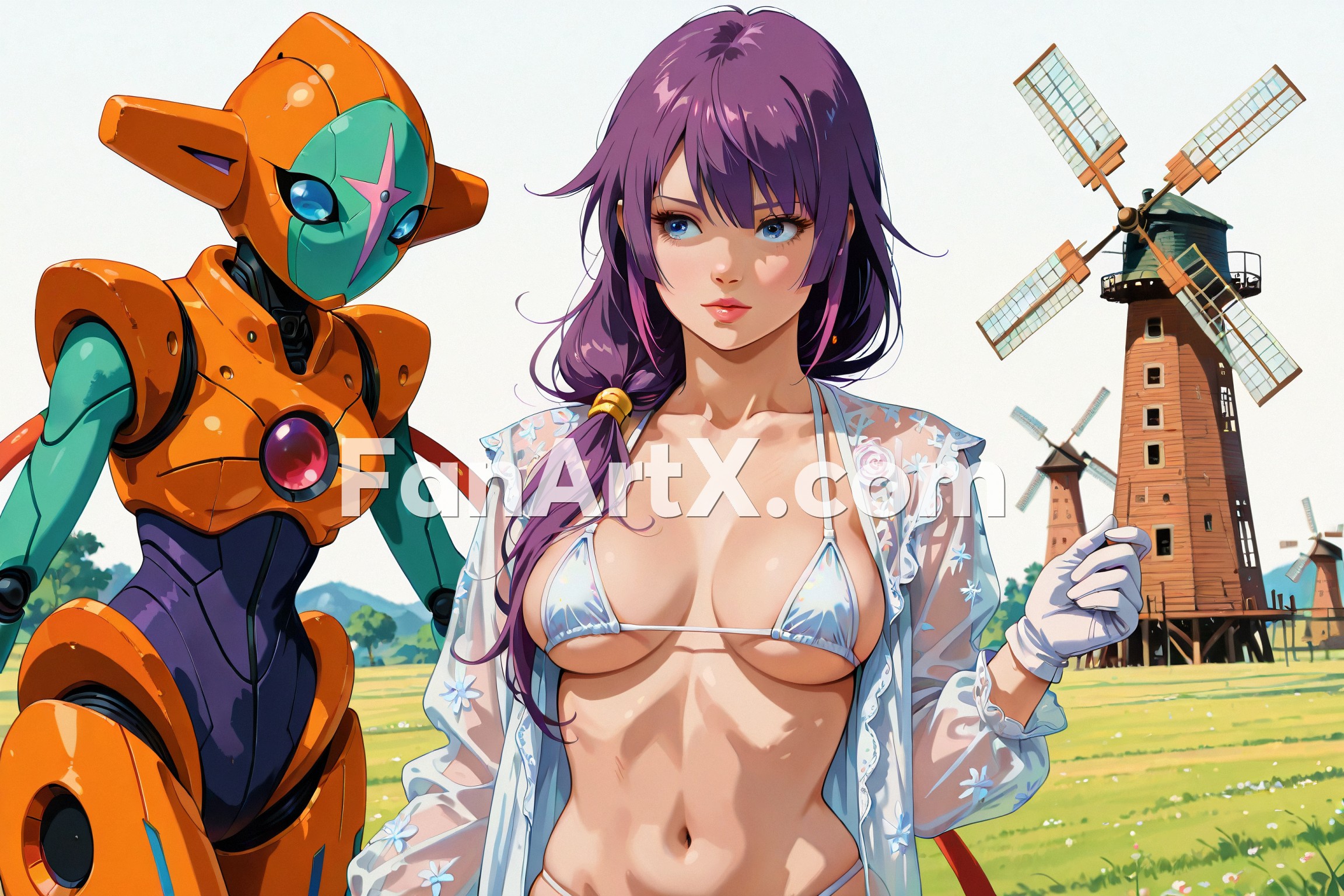 Senjougahara Hitagi Fanart Monogatari Charaters 1712377