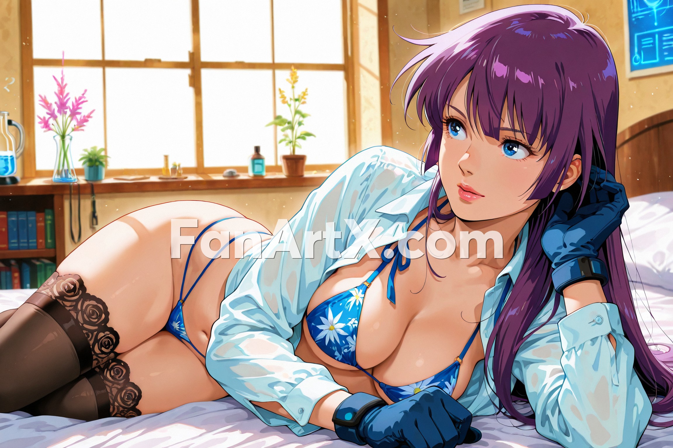 Senjougahara Hitagi Fanart Monogatari Charaters 1827602