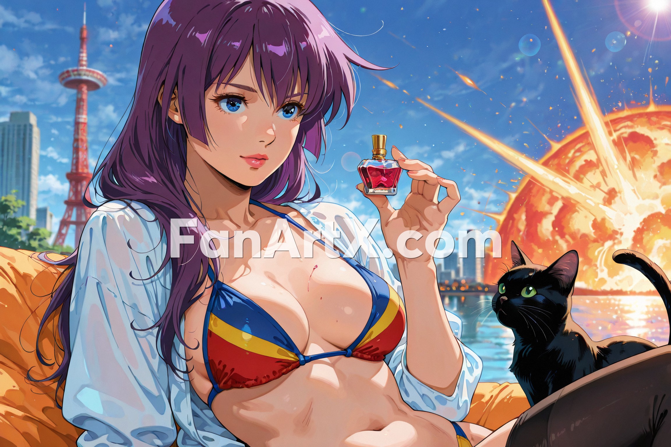 Senjougahara Hitagi Fanart Monogatari Charaters 1887385
