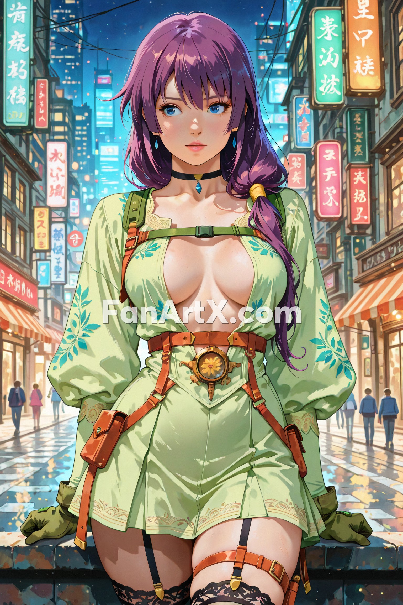 Senjougahara Hitagi Fanart Monogatari Charaters 2016203