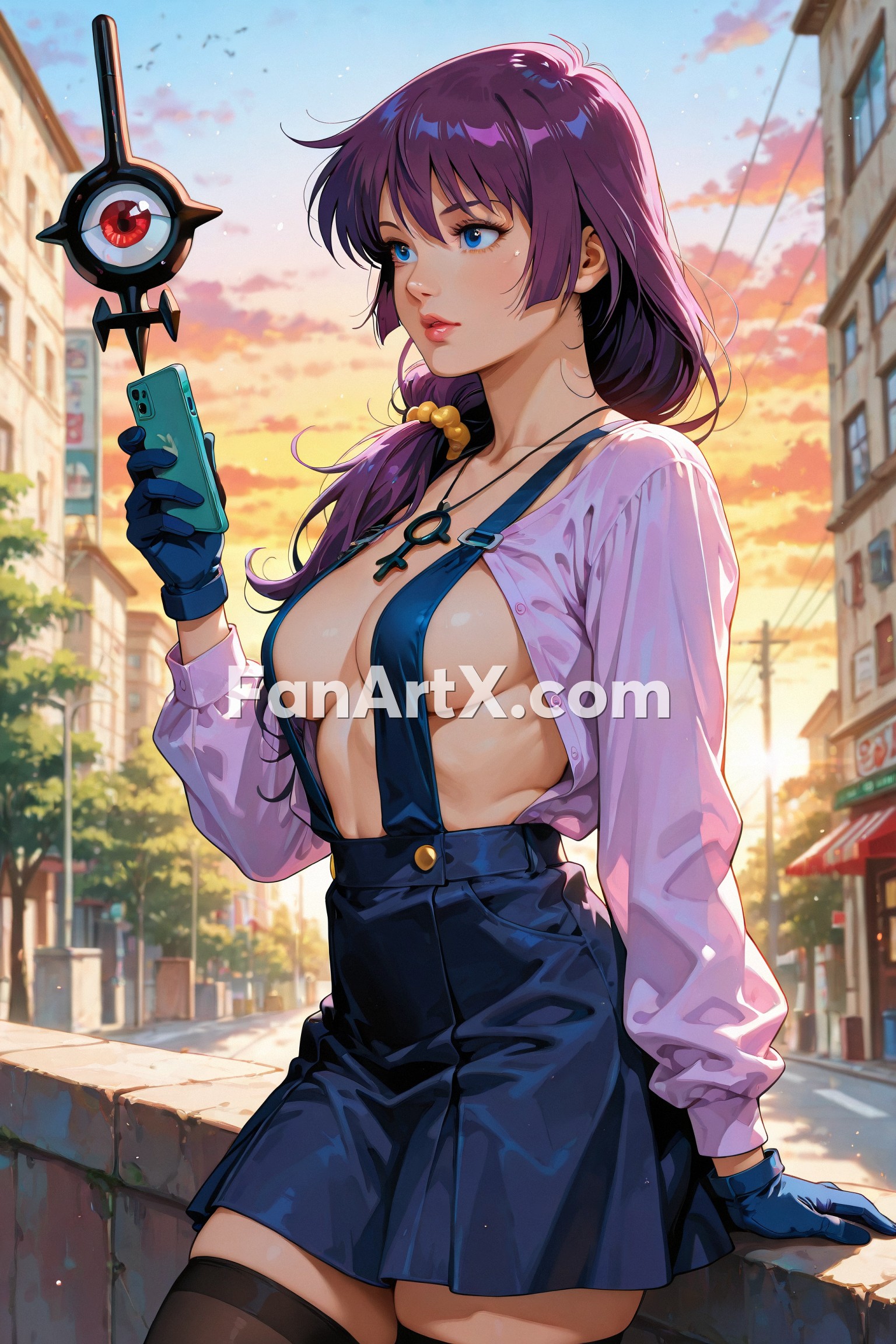 Senjougahara Hitagi Fanart Monogatari Charaters 2322223