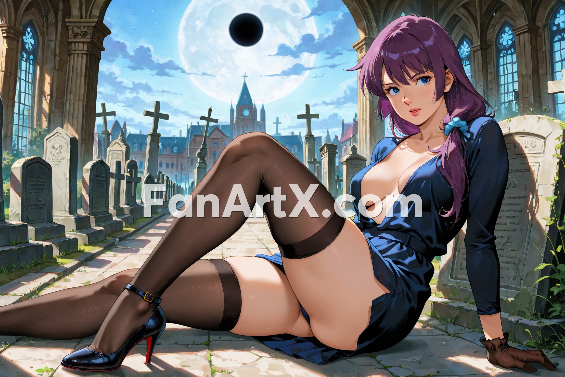 Senjougahara Hitagi Fanart Monogatari Charaters 2466944